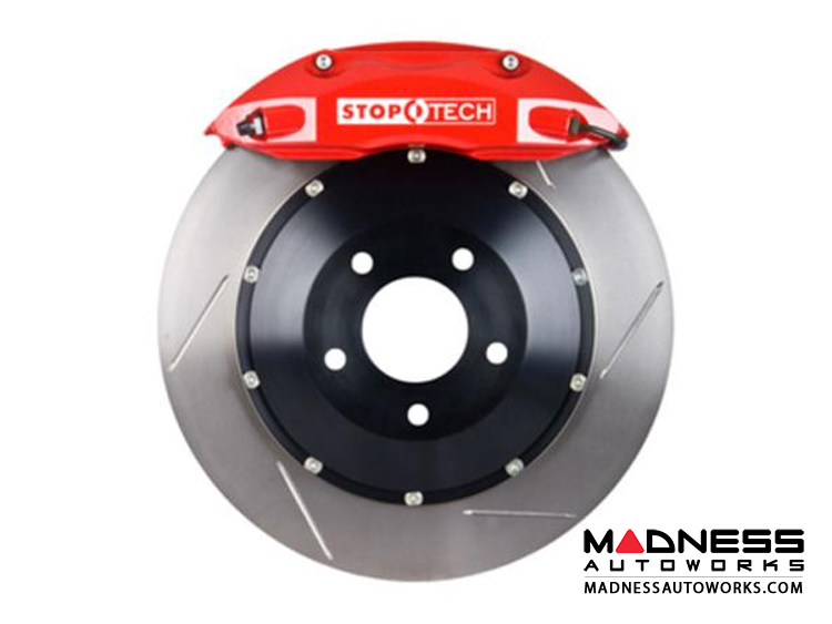 MINI Cooper/ Cooper S Front Big Brake Kit by Stop Tech - ST40 Red Calipers/ Slotted Rotors 328mmx28mm (R50/ 52/ 53)